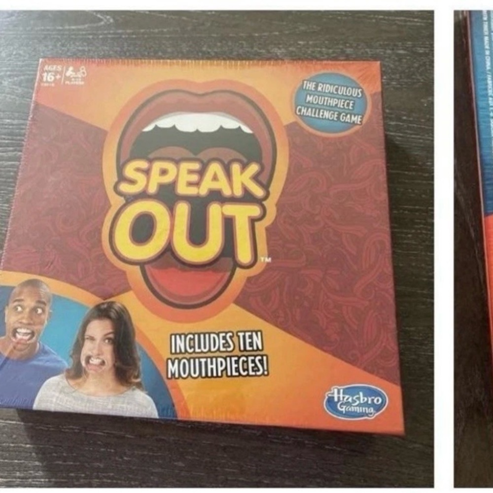 Hasbro Speak Out Game - Red and Blue Edition